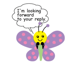 Lovely Butterfly sticker #7776016