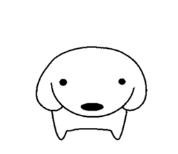 White beagle 2 sticker #7776648