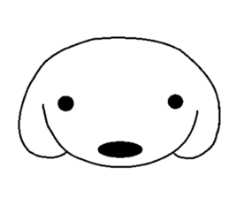 White beagle 2 sticker #7776649