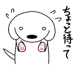 White beagle 2 sticker #7776658