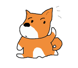 Shiba chan Tsundere Shiba Inu sticker #7776915