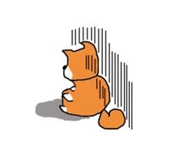 Shiba chan Tsundere Shiba Inu sticker #7776916