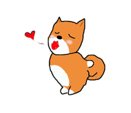 Shiba chan Tsundere Shiba Inu sticker #7776931