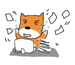 Shiba chan Tsundere Shiba Inu sticker #7776934