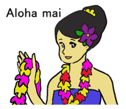 We love Hawaii sticker #7777108