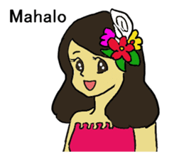 We love Hawaii sticker #7777109