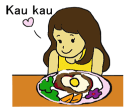 We love Hawaii sticker #7777113