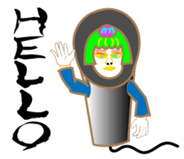 hip hop samurai sticker #7777193