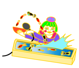 hip hop samurai sticker #7777194