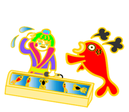 hip hop samurai sticker #7777195