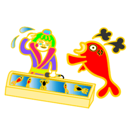 hip hop samurai sticker #7777195