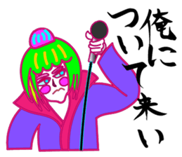 hip hop samurai sticker #7777196