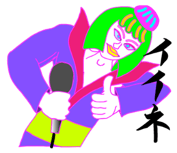 hip hop samurai sticker #7777204