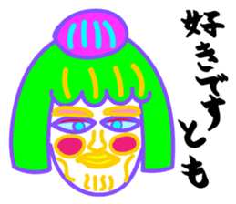 hip hop samurai sticker #7777215