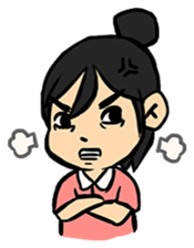 Angry Wife sticker #7777537