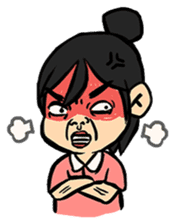 Angry Wife sticker #7777538