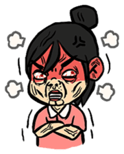 Angry Wife sticker #7777539