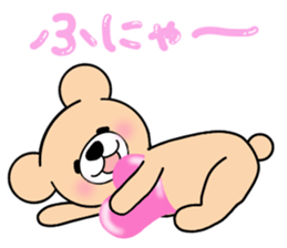 Heartful sweet bear 5 sticker #7777645