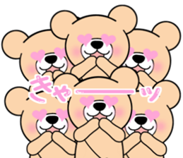 Heartful sweet bear 5 sticker #7777650