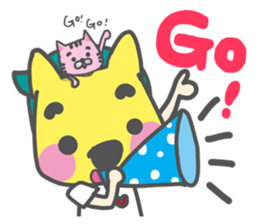 Dog and cat and people sticker #7778888