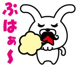 Mustache Rabbit Chan ~Ver.02~ sticker #7778994