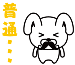 Mustache Rabbit Chan ~Ver.02~ sticker #7779007