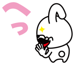 Mustache Rabbit Chan ~Ver.02~ sticker #7779010