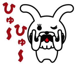 Mustache Rabbit Chan ~Ver.02~ sticker #7779021