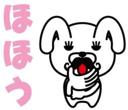 Mustache Rabbit Chan ~Ver.02~ sticker #7779022