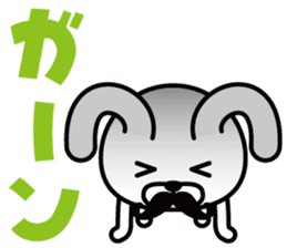 Mustache Rabbit Chan ~Ver.02~ sticker #7779025