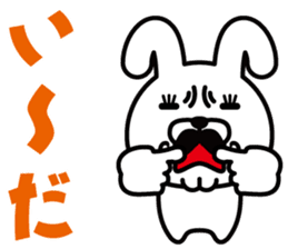 Mustache Rabbit Chan ~Ver.02~ sticker #7779026