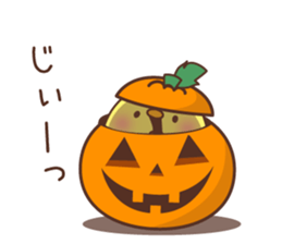 Halloween of an chicken. sticker #7779158