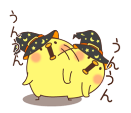 Halloween of an chicken. sticker #7779176