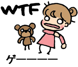 English acronym and Japanese translation sticker #7779359