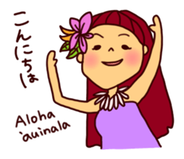 Aloooha!! sticker #7779590