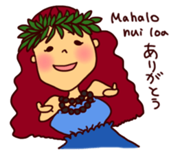 Aloooha!! sticker #7779592