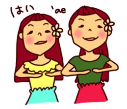 Aloooha!! sticker #7779597