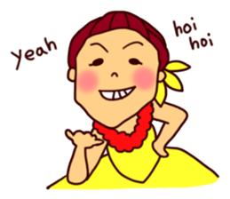 Aloooha!! sticker #7779599