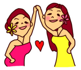 Aloooha!! sticker #7779624