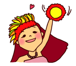 Aloooha!! sticker #7779627