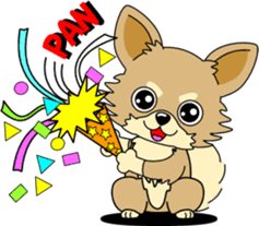 Cute Chihuahua dog sticker #7779914