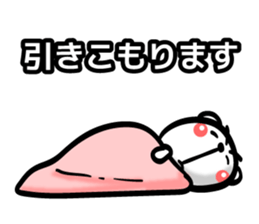 Bear of Eyebrows [Z] 04 sticker #7780769