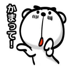 Bear of Eyebrows [Z] 04 sticker #7780773