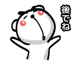 Bear of Eyebrows [Z] 04 sticker #7780778