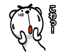 Bear of Eyebrows [Z] 04 sticker #7780780