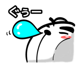 Bear of Eyebrows [Z] 04 sticker #7780786