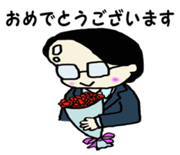 Salaryman K's everyday 2 sticker #7781872