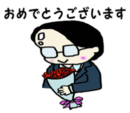 Salaryman K's everyday 2 sticker #7781872