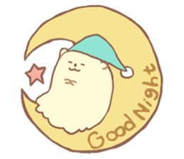 Polar bear Ghost sticker #7782029