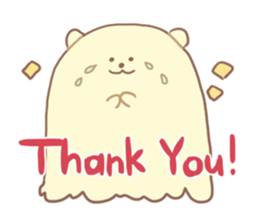 Polar bear Ghost sticker #7782030